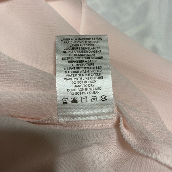 Tied Sheer Blouse. NWT - Picture 9 of 10